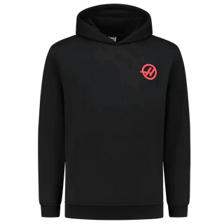 Haas Racing F1 Logo Hoodie - Black - Rustle Racewears