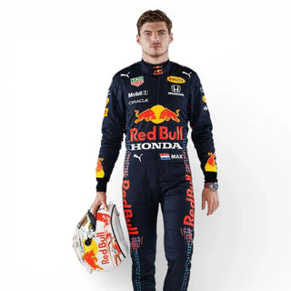 2021 Max Verstappen Red Bull Racing Honda Formula 1 Race Suit Replica - Rustle Racegear