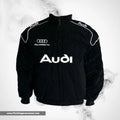 Audi Quattro Racing Jacket Black Motorsport Style