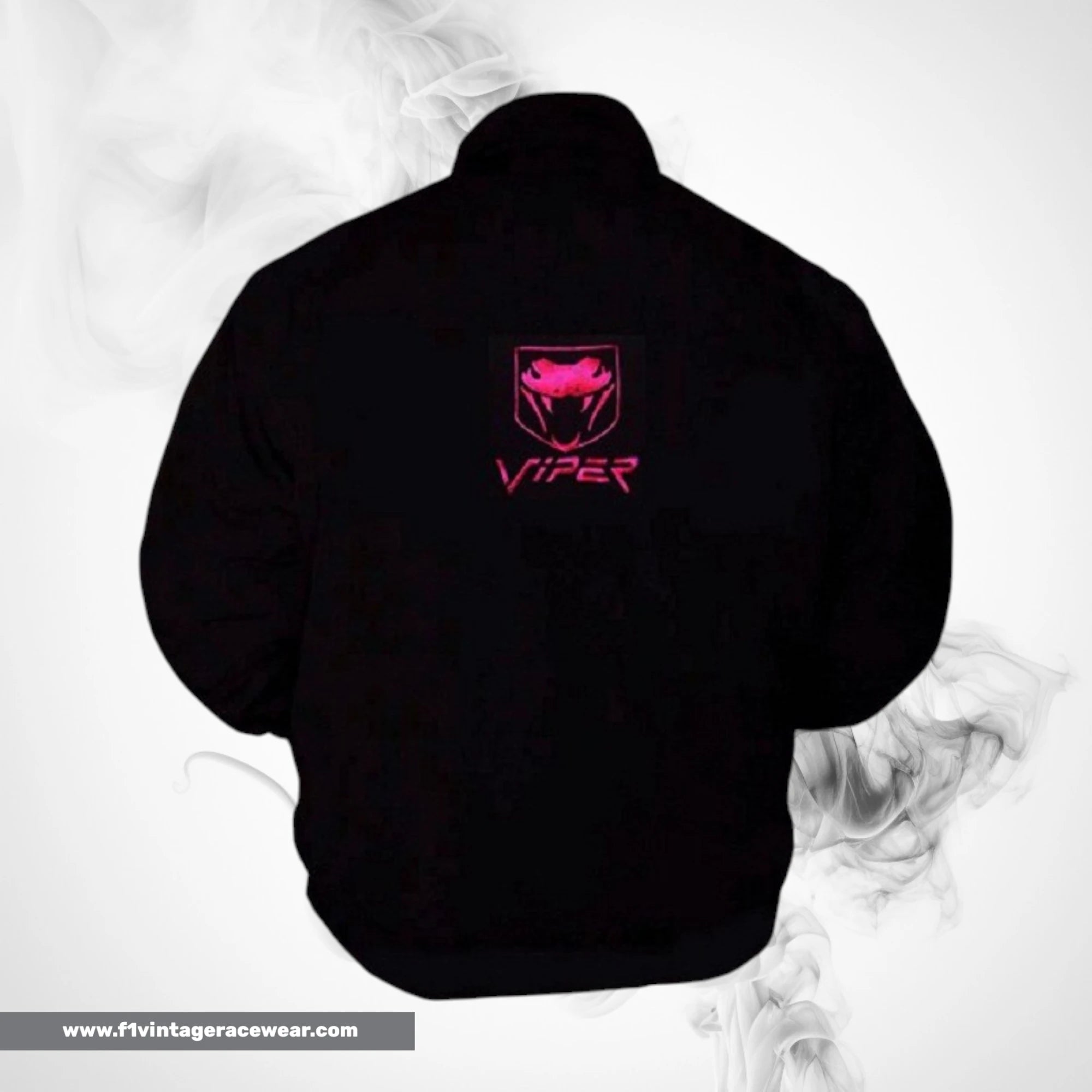 Dodge Viper Fangs Motorsport Jacket Black Pink Racing Wear