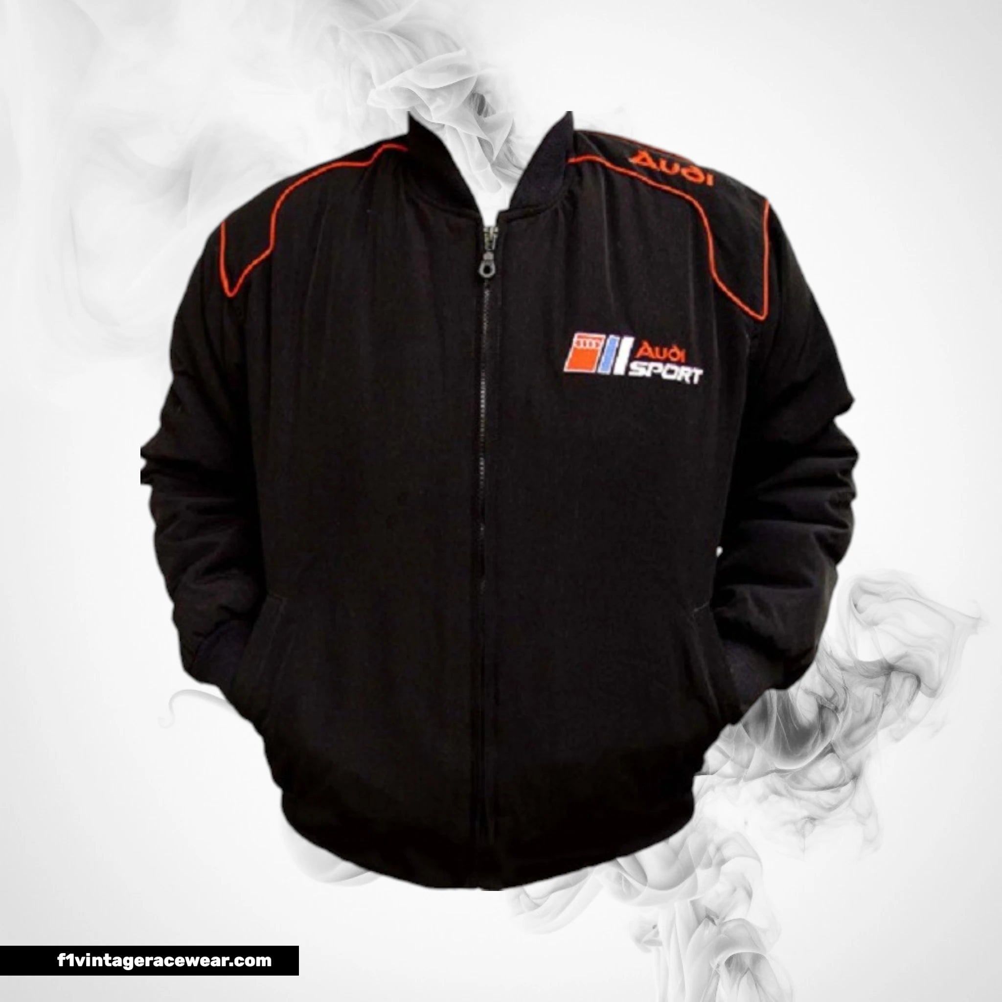Audi Sport Racing Jacket Black Motorsport Style Edition