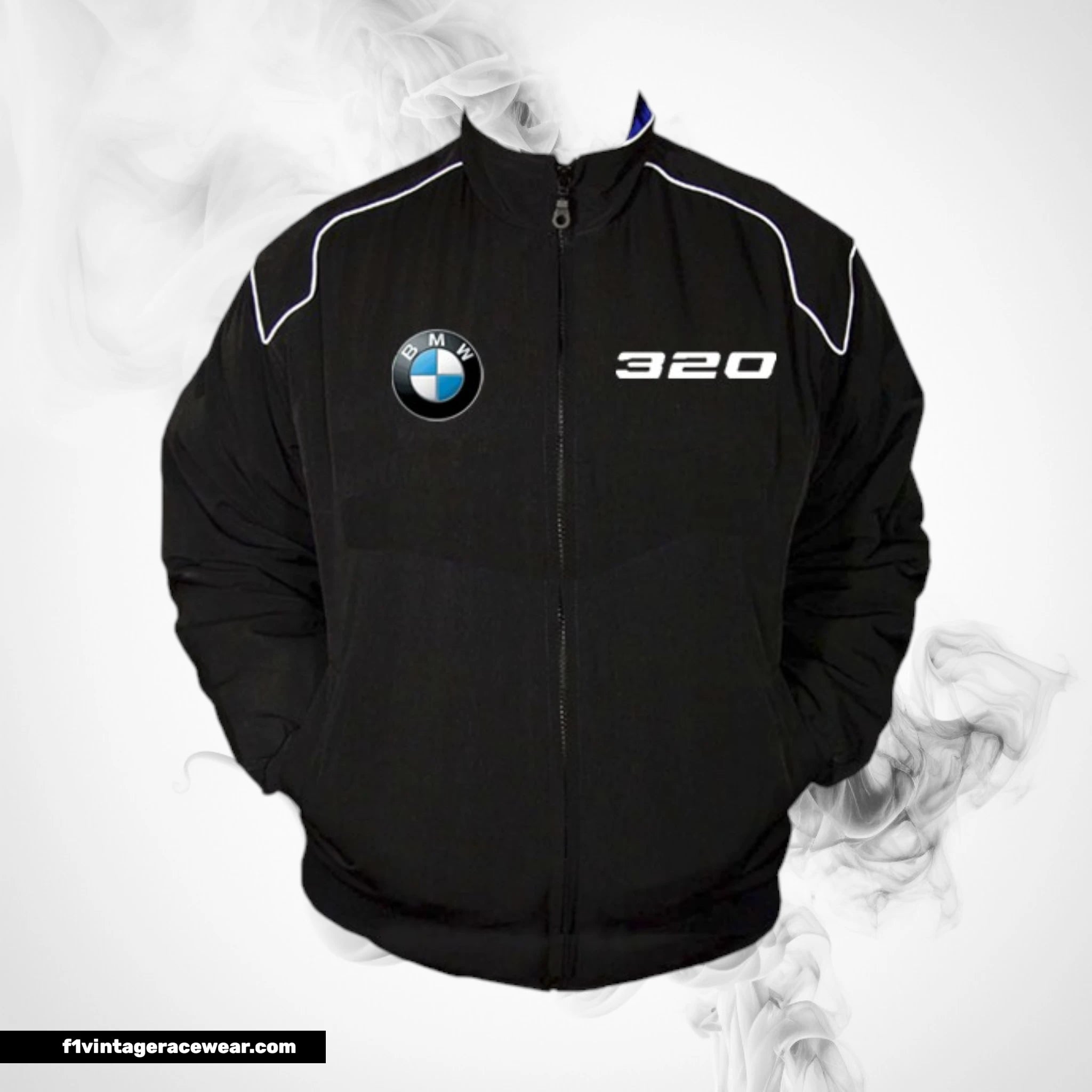 BMW 320 Racing Jacket Black Motorsport Style Edition