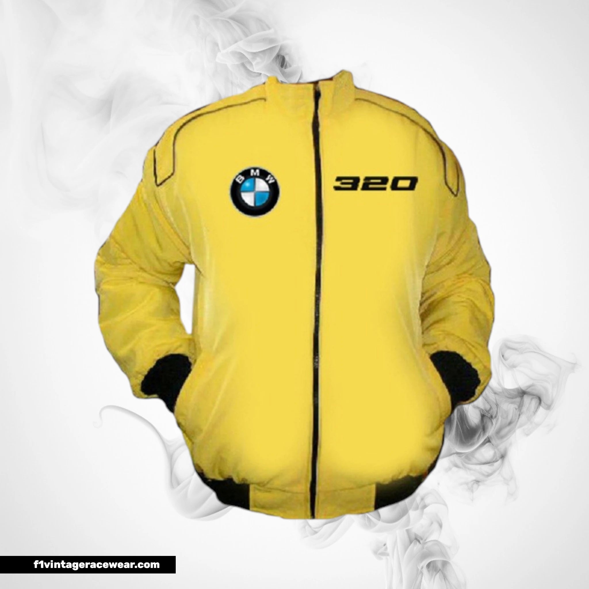 BMW 320 Racing Jacket Yellow Motorsport Style Edition