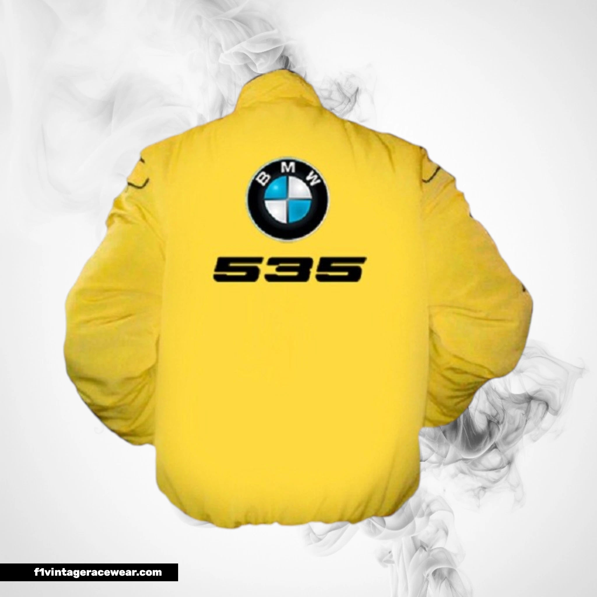 BMW 535 Racing Jacket Yellow Motorsport Style