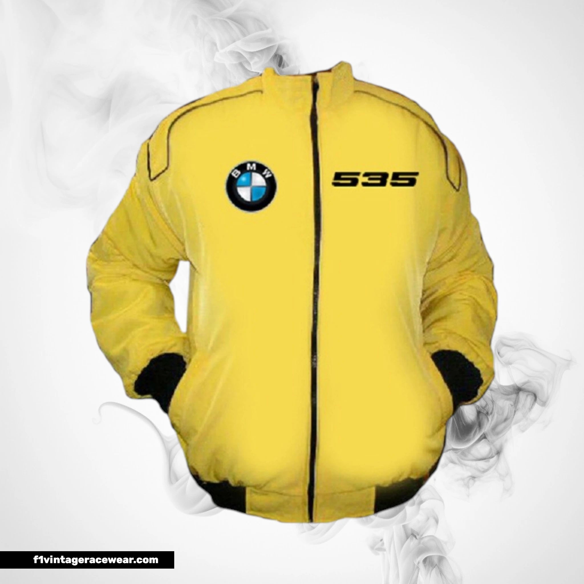 BMW 535 Racing Jacket Yellow Motorsport Style