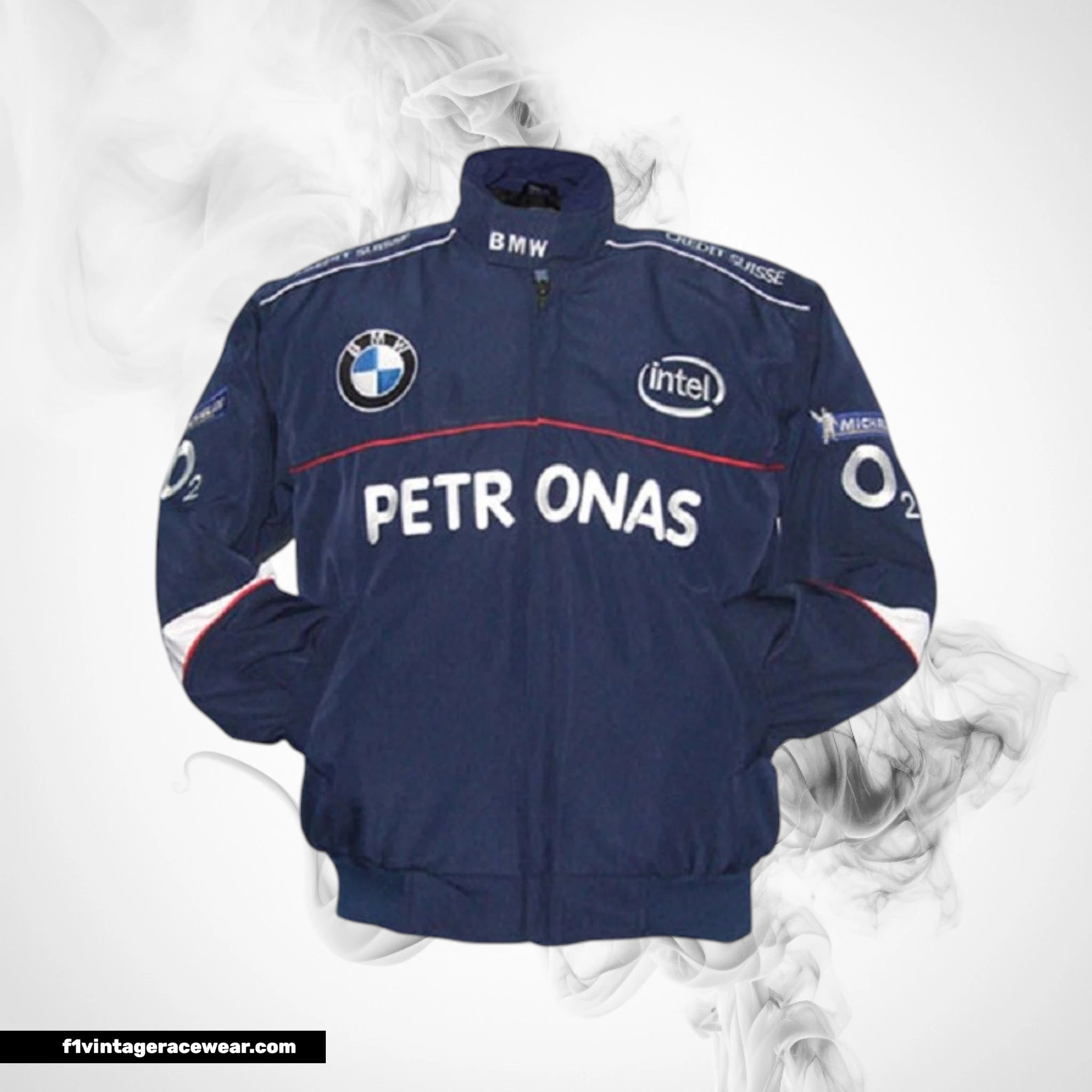 BMW Petronas O2 Racing Jacket Blue Motorsport Style
