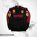 Buy Ferrari F1 Team Jacket Black with Red Trim Online