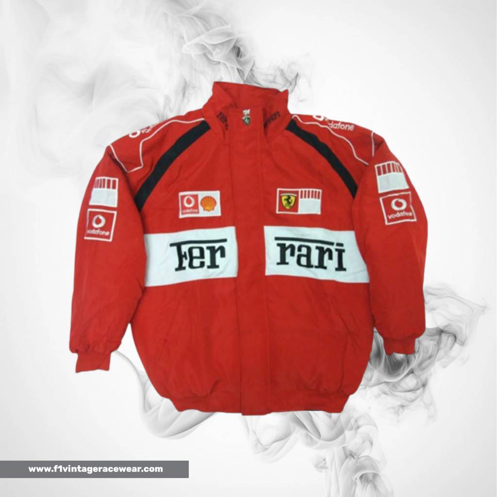 Buy Ferrari Vodafone Racing Jacket Red White Online