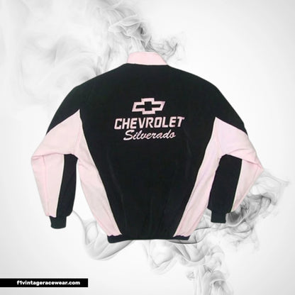 Chevrolet Silverado Jacket Black Pink Vintage Truck Style