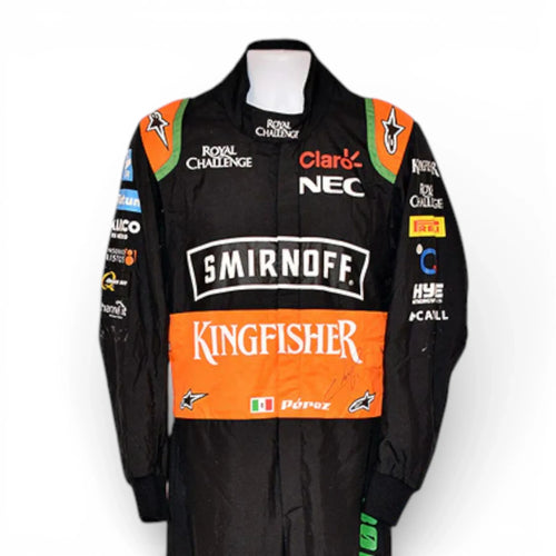 2015 Sergio Perez Force India Formula One Race Suit - Rustle Racegear