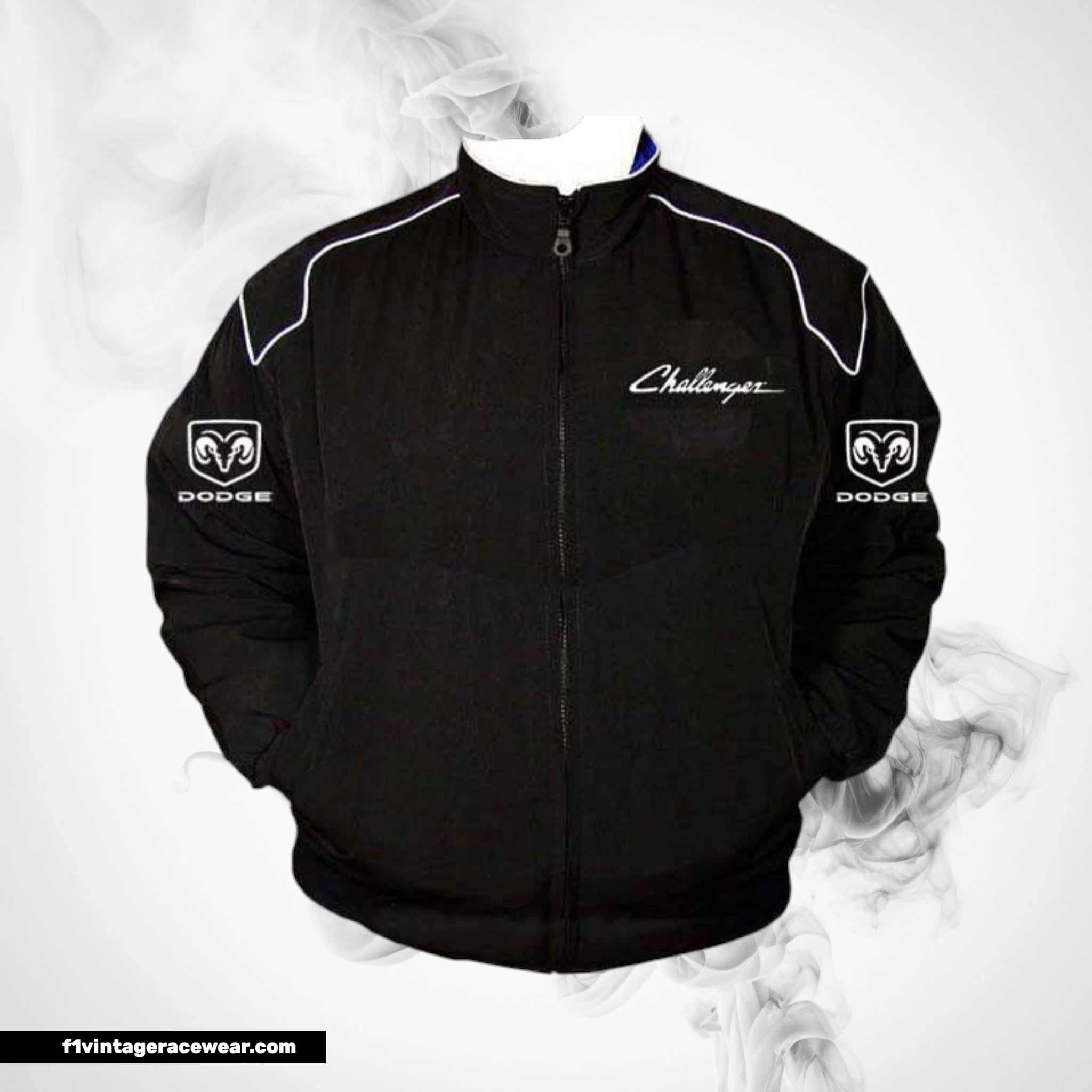 Dodge Challenger F1 Inspired Jacket Black Racing Style