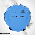 Dodge Mobil 1 Racing Jacket Light Blue Streetwear Style