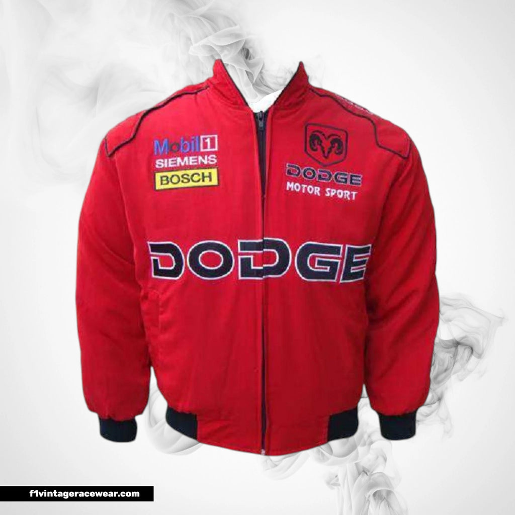 Dodge Sport F1 Inspired Jacket Red Racing Style