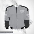 Dodge Viper Fangs Motorsport Jacket Light Gray Dark Gray Racing Wear