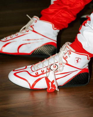 Scuderia Ferrari Speedcat Pro F1 Race Boots-Joshua Vibes