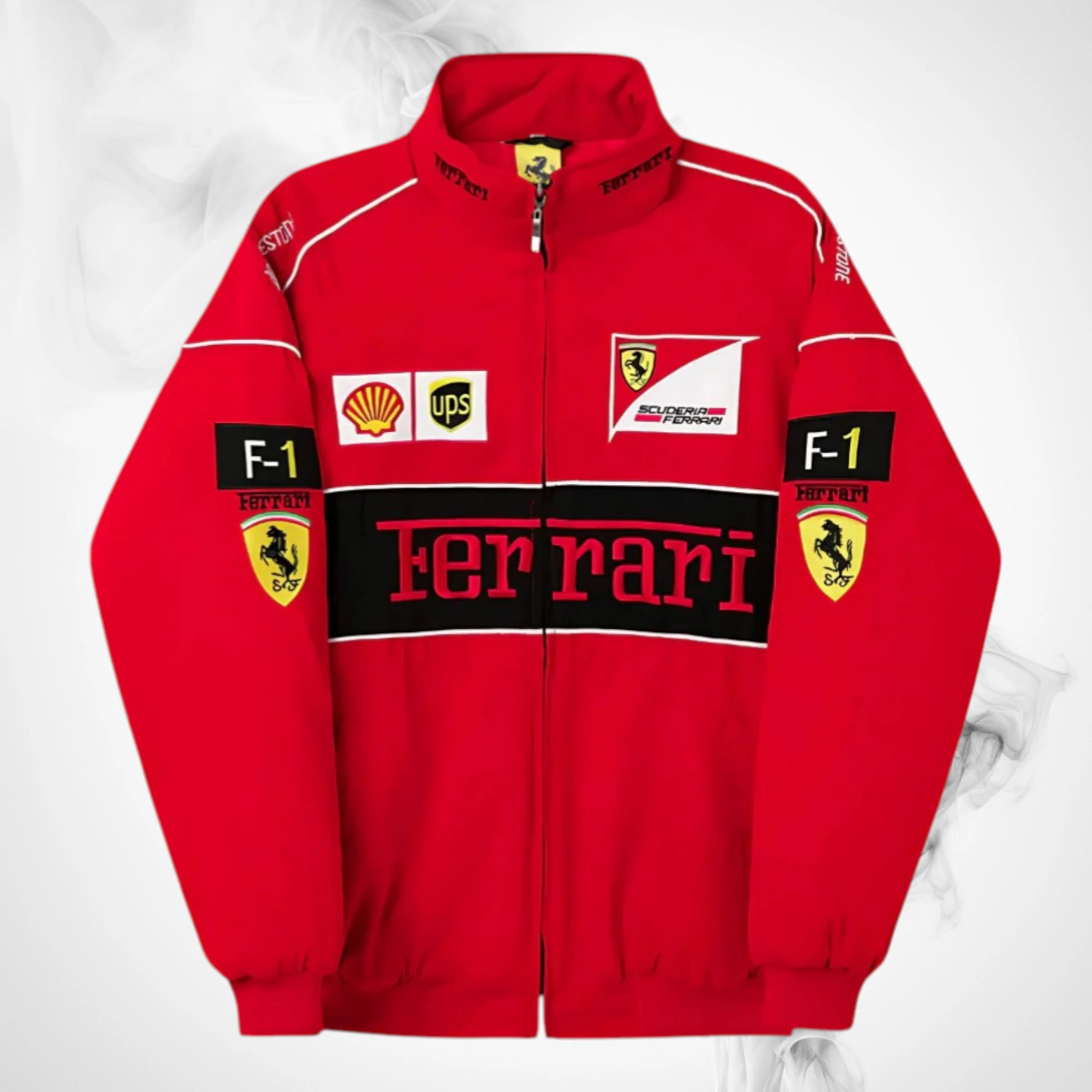 F1 Ferrari Vintage Racing Jacket - Red Edition