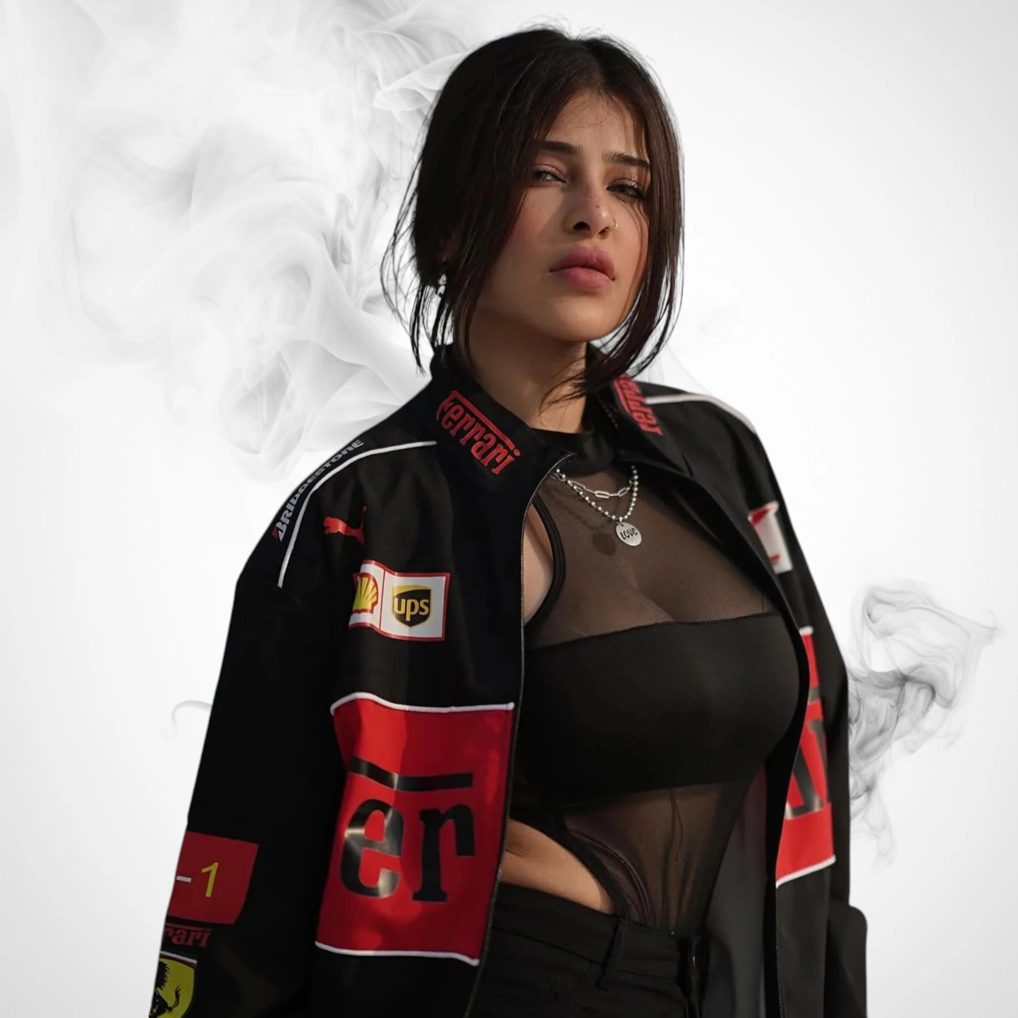 F1 Vintage Scuderia Ferrari Jacket Black