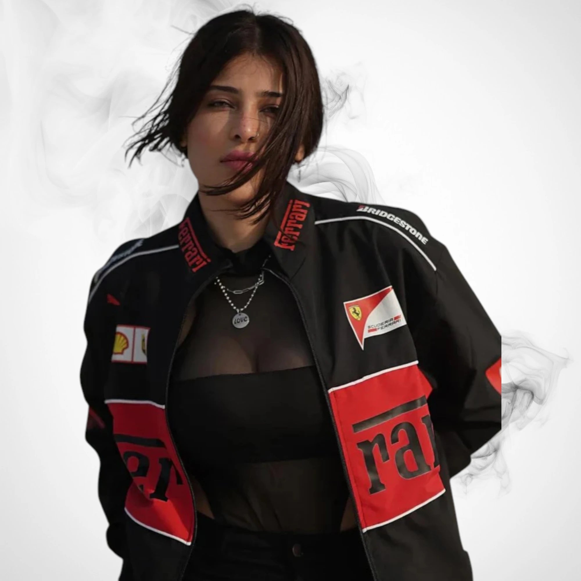 F1 Vintage Scuderia Ferrari Jacket Black