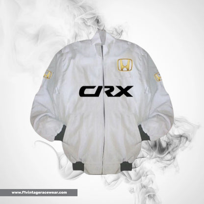 Honda CRX F1 Inspired Jacket White Racing Style
