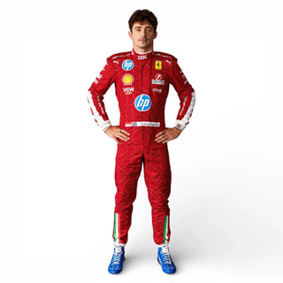 Charles Leclerc Ferrari HP Monza 2025 F1 Race Suit - Rustle Racegear