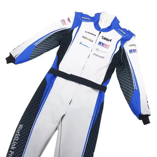 Marina Unik Carbon Blue Custom Kart Suits