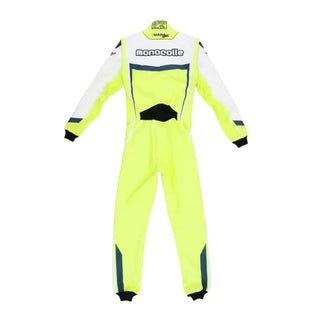 Marina Unik Lime Yellow Racing Kart Suits