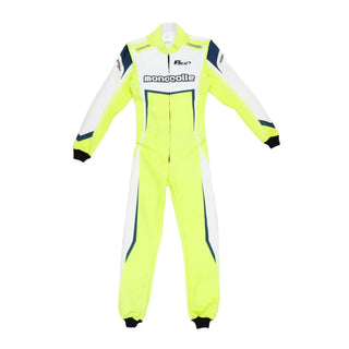 Marina Unik Lime Yellow Racing Kart Suits