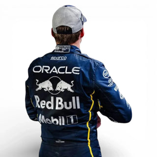 2025 Max Verstappen Red Bull Racing Singapore GP F1 Team Race Suit - Rustle Racegear