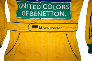 Michael Schumacher 1992 Embroidery racing suit / Benetton F1 Replica Race Suit