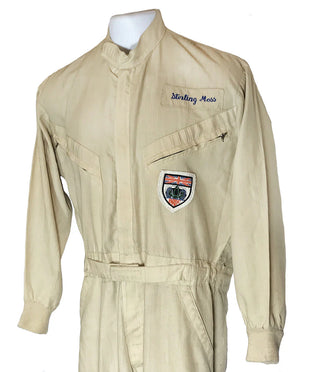 SIR STIRLING MOSS RACE LESTON RACING SUIT