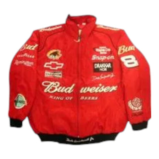 Nascar Dale Earnhardt Jr Racing Jacket Red