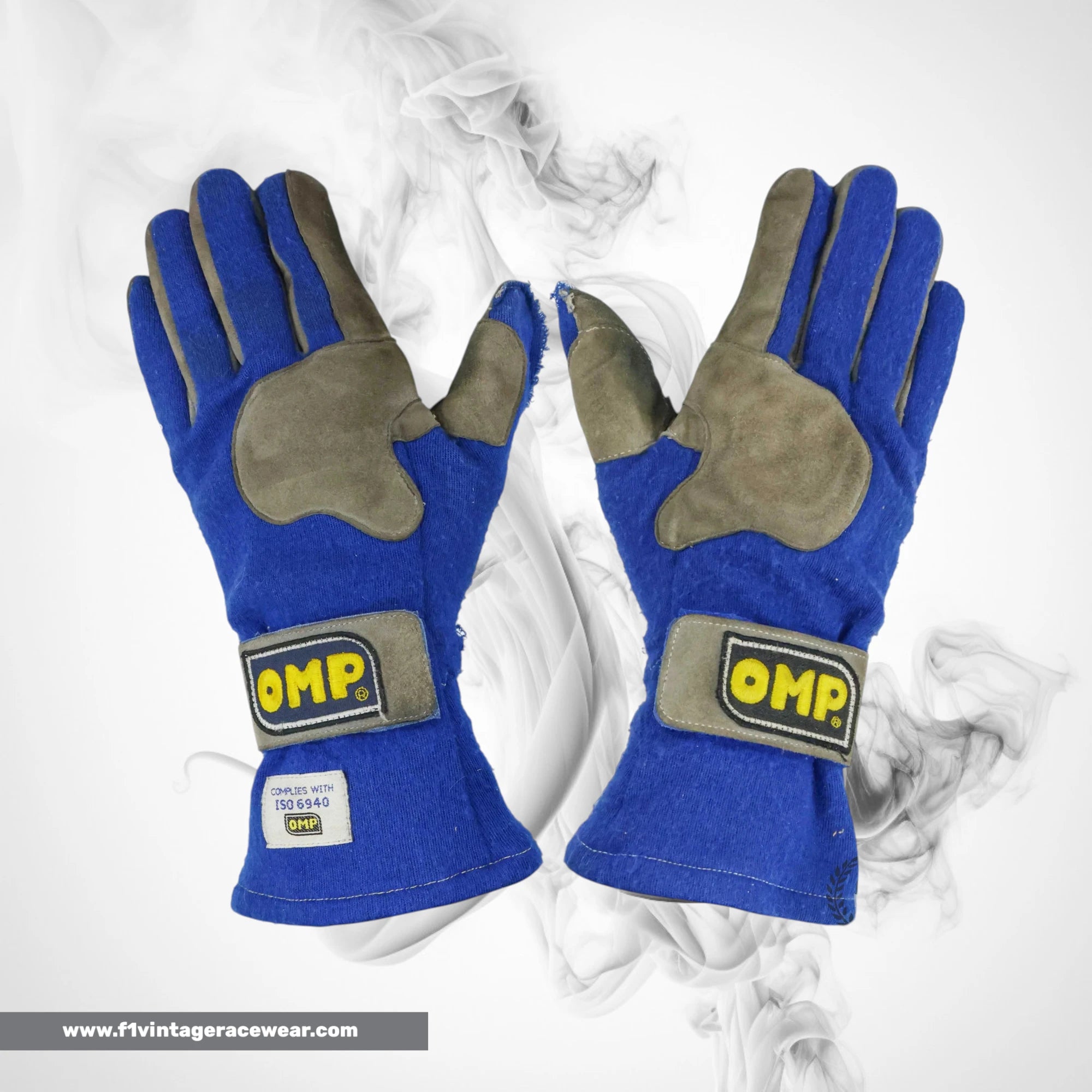 1990s Nigel Mansell Replica F1 Race Gloves