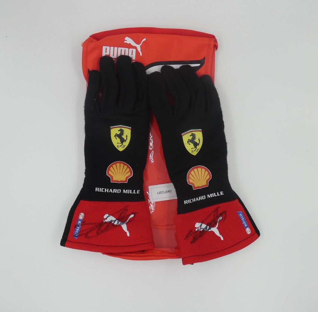 Charles Leclerc 2023 Ferrari race gloves