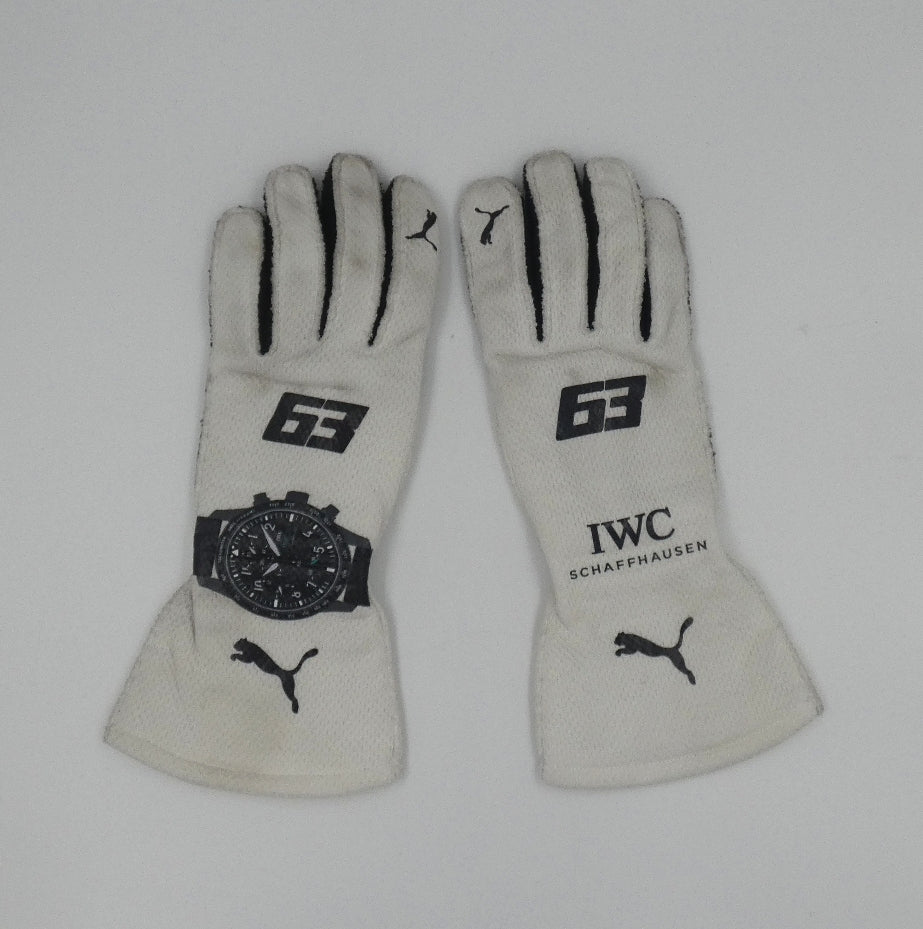 George Russell 2024 Qatar GP race gloves
