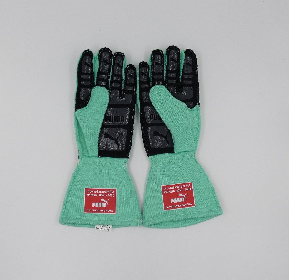 Nico Rosberg signed 2017 Mercedes race gloves – Goodwood festival