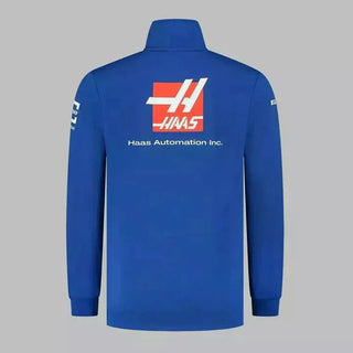 Haas Racing F1 2022 Men's Team Fitted 1/4 Zip Sweatshirt - Rustle Racewears