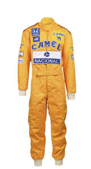 Ayrton Senna Camel race suit 1987 Embroidery Monaco GP - F1 Replica Race Suit