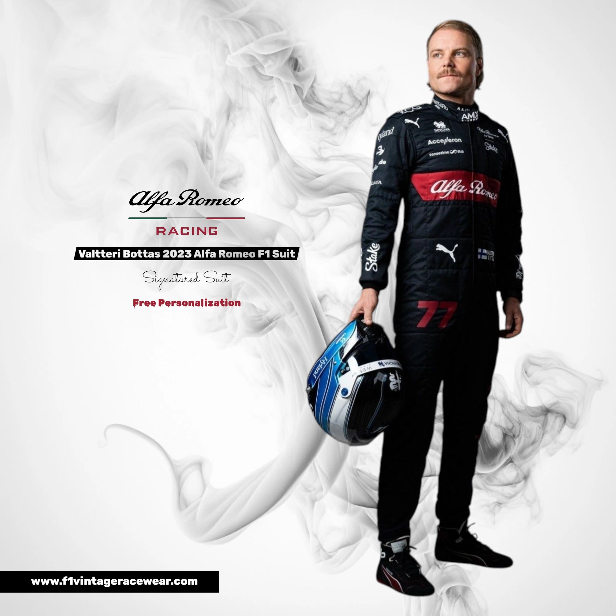 Valtteri Bottas 2023 Alfa Romeo F1 Suit