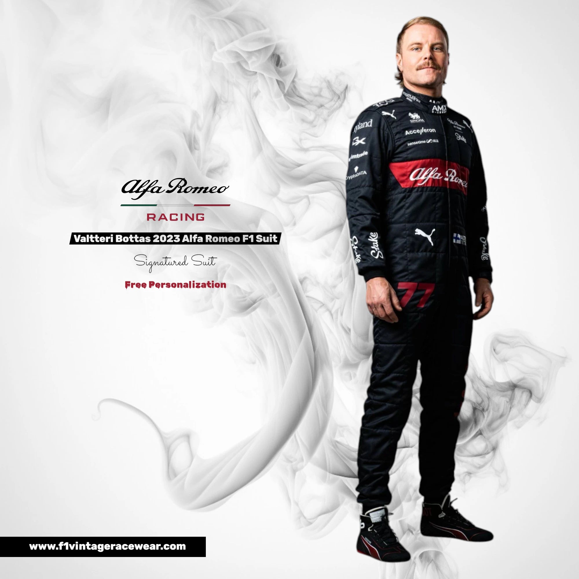 Valtteri Bottas 2023 Alfa Romeo F1 Suit