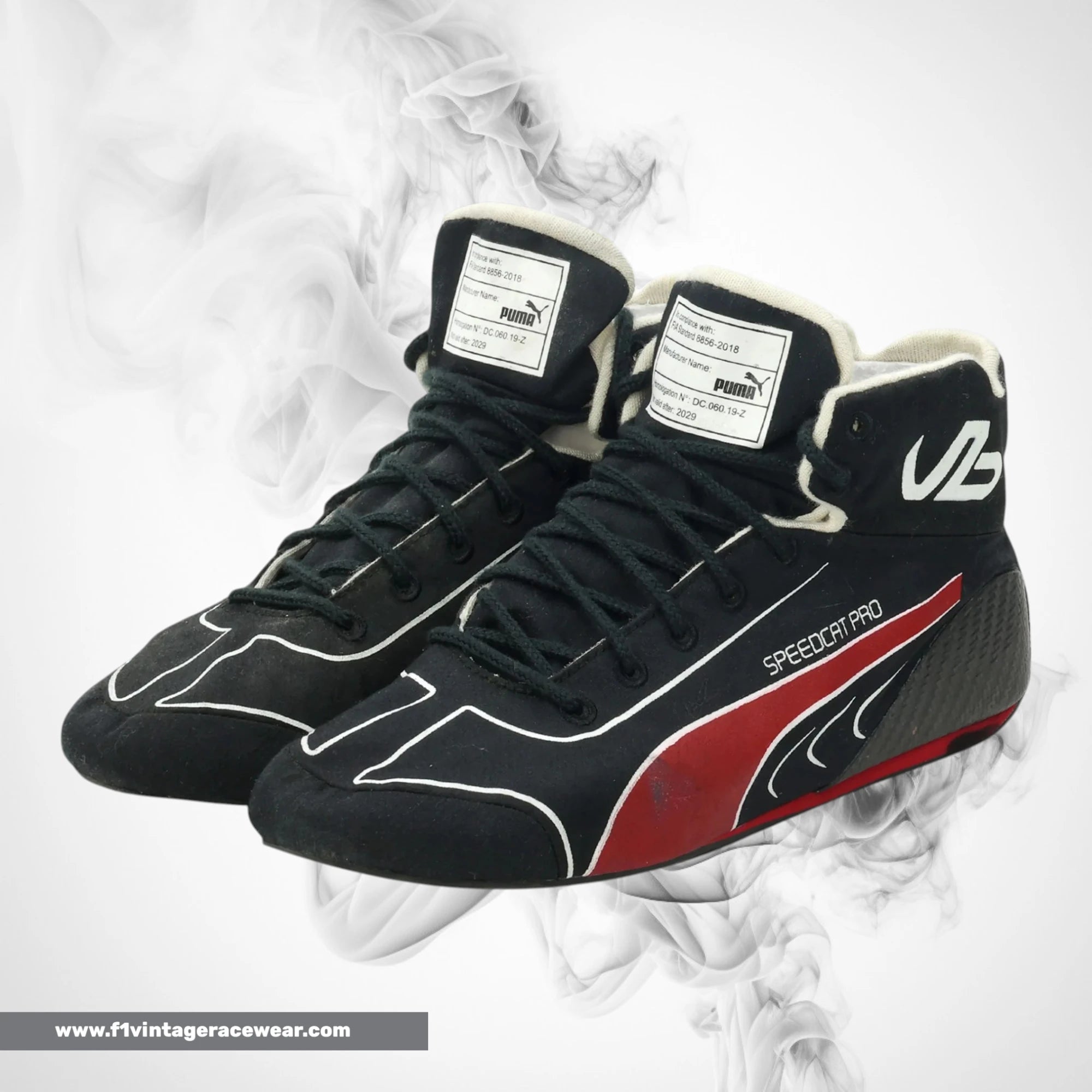 Valtteri Bottas 2022 Abu Dhabi Alfa Romeo F1 Vintage Boots