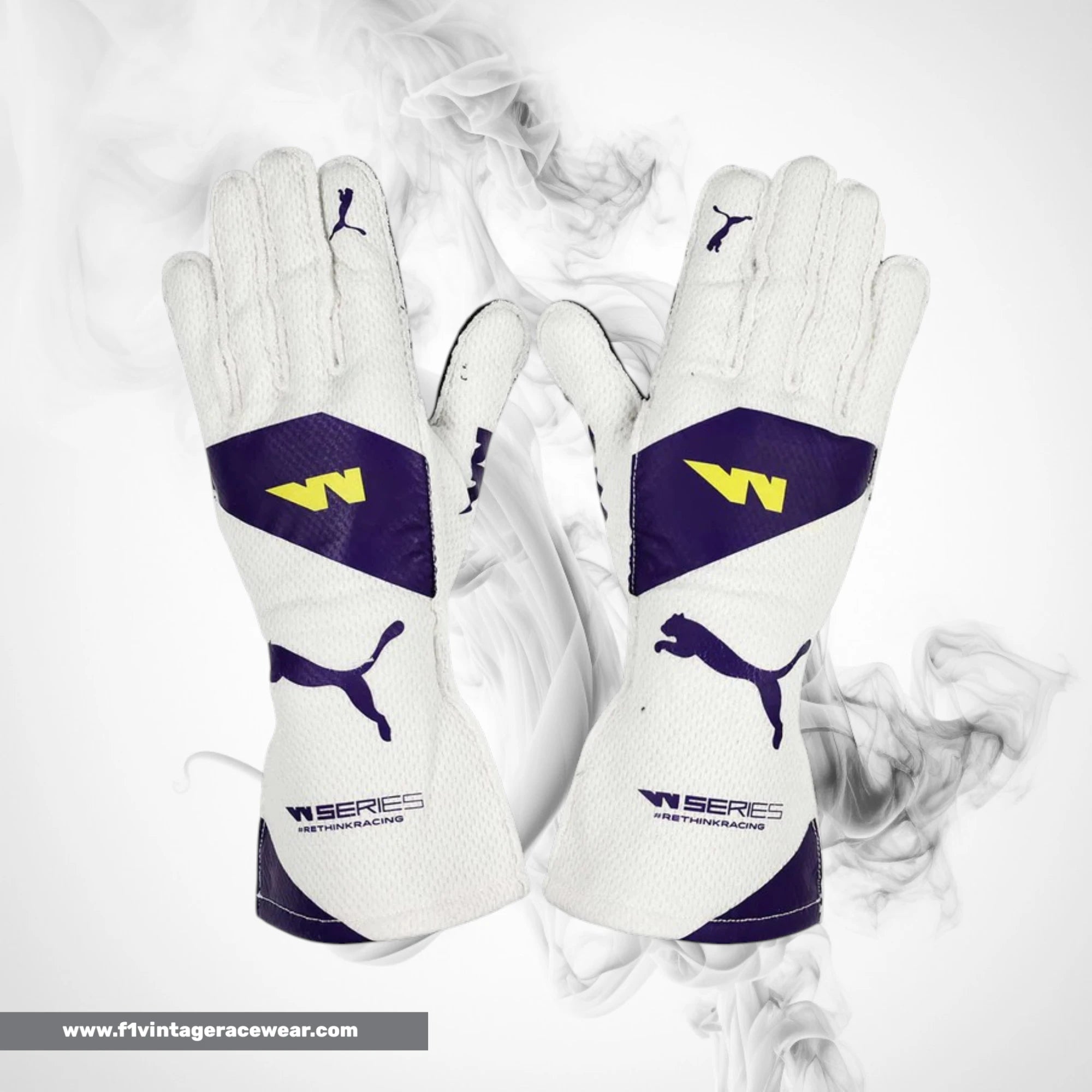 W Series Puma Purple Race Gloves FIA Motorsport Gloves Replica