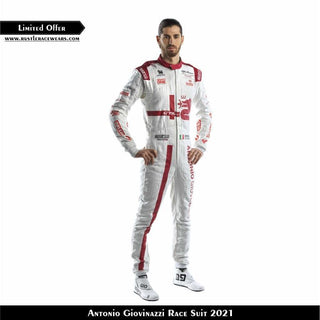 Alfa Romeo New Antonio Giovinazzi 2021 Race Suit - Rustle Racewears