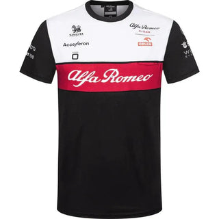 Alfa Romeo Racing F1 2022 Men's Team T-Shirt - Black - Rustle Racewears