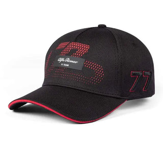 Alfa Romeo Racing F1 2023 Special Edition Valtteri Bottas #77 Team Hat - Black - Rustle Racewears