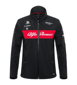 Alfa Romeo Racing F1 2023 Women's Team Softshell Jacket - Black - Rustle Racewears