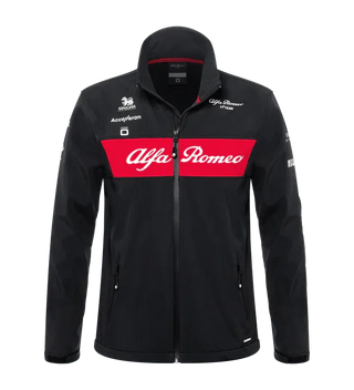 Alfa Romeo Racing F1 2023 Women's Team Softshell Jacket - Black - Rustle Racewears