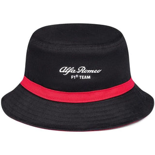 Alfa Romeo Racing F1 Team Bucket Hat- Black - Rustle Racewears