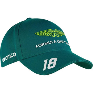 Aston Martin Cognizant F1 2023 Kids Lance Stroll Team Hat- Youth Green - Rustle Racewears