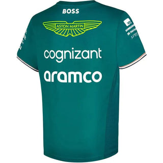 Aston Martin Cognizant F1 2023 Kids Team T-Shirt- Youth Green - Rustle Racewears