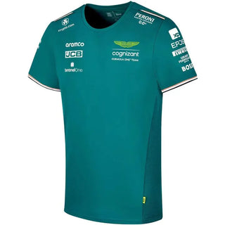 Aston Martin Cognizant F1 2023 Men's Team T-Shirt- Green - Rustle Racewears